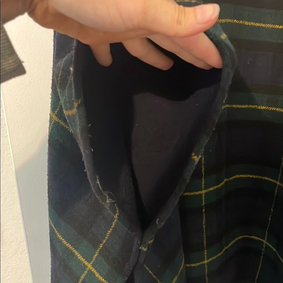 Cartonnier Plaid Cape - Green and Blue - Picture 9 of 9